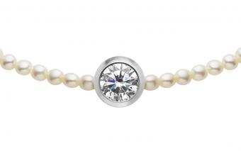 Hudson bay pearl necklace clearance