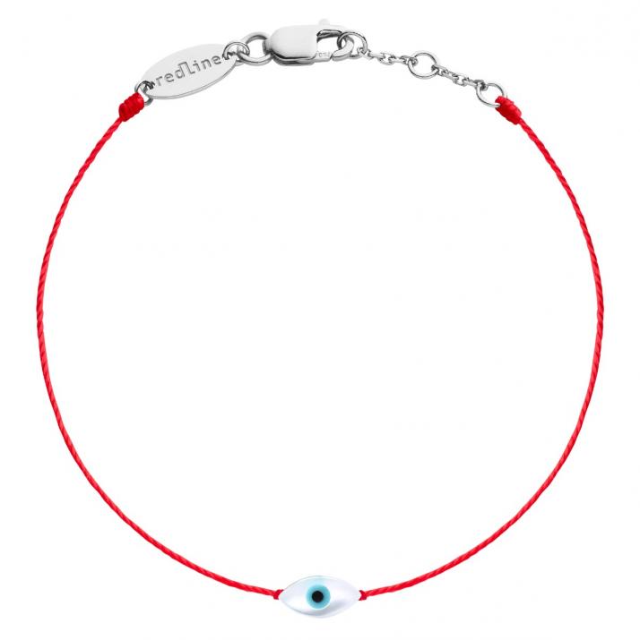 String Bracelet For Women in White Gold - Redline