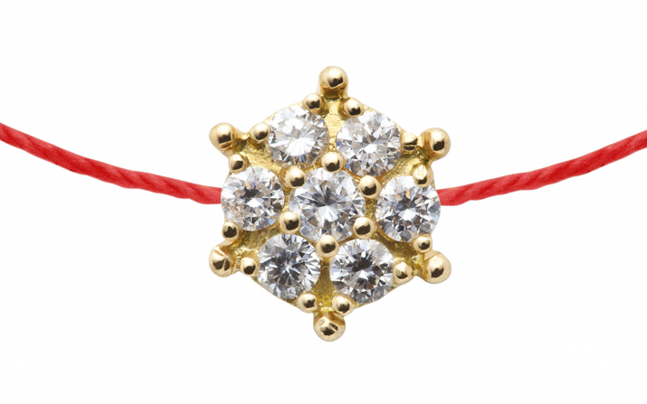 String Bracelet Babette Yellow Gold RedLine Jewelry - Redline - 0++