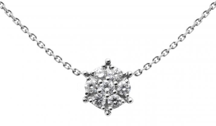 Chain Necklace Babette White Gold RedLine Jewelry - Redline