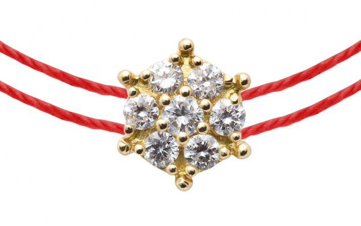 2 Strings Bracelet Babette Yellow Gold RedLine Jewelry - Redline - 0++