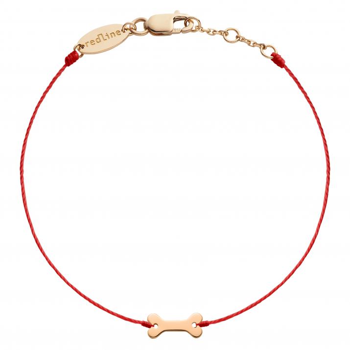 Bracelet fil os or rose - Redline