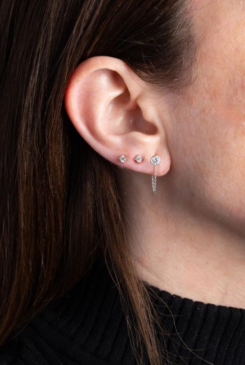 Серьги So Pure Courtoise Белое Золото - Redline - 0++