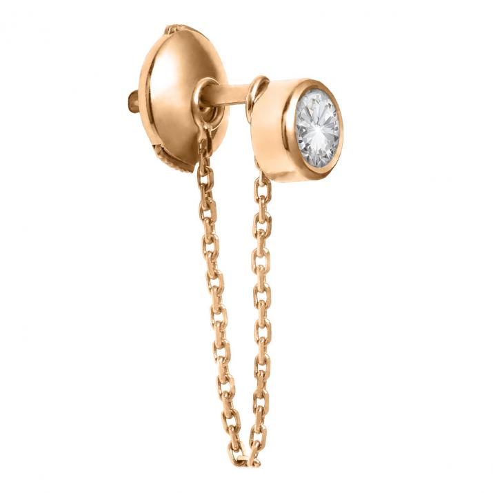 Серьги So Pure Courtoise Розовое золото - Redline - 0++