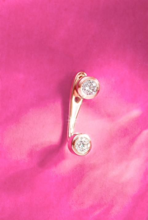 Серьги Pure Insolente Розовое золото - Redline - 0++