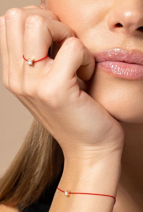 Проволочное кольцо So Princesse желтое золото - Redline - 0++