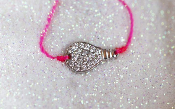 String Bracelet Eureka White Gold RedLine Jewelry - Redline - 0++