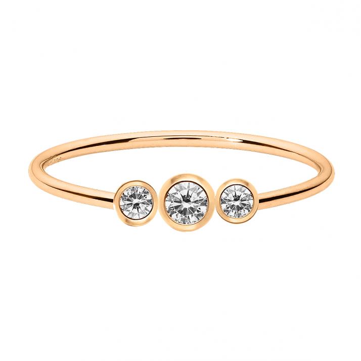 Кольцо Si Eternity Розовое золото - Redline - 0++