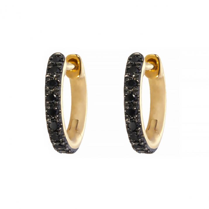 Серьги Si Joli Mini Creole Kcolor желтое золото - Redline - 0++