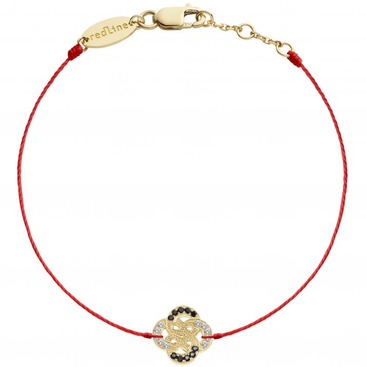 String Bracelet Arabesque Kcolor Yellow Gold RedLine Jewelry - Redline - 0++