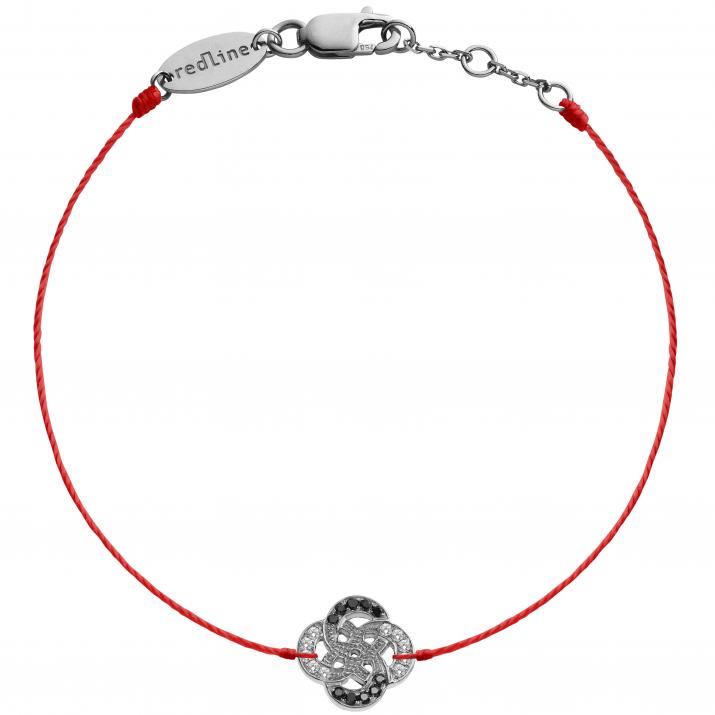 String Bracelet Arabesque Kcolor Black Gold RedLine Jewelry - Redline - 0++