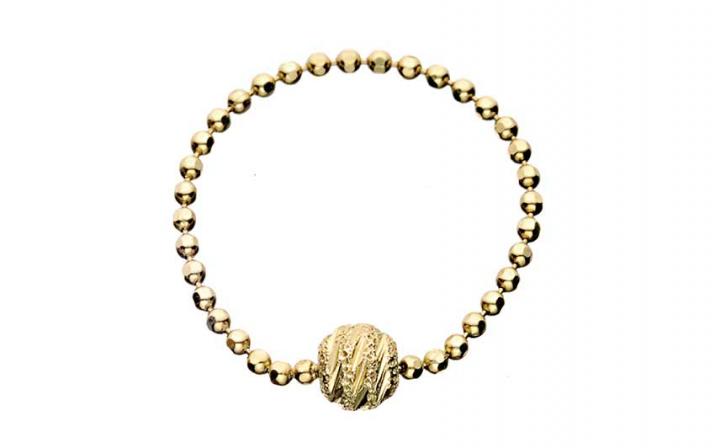 Chain Ring Sweety One Yellow Gold RedLine Jewelry - Redline - 0++