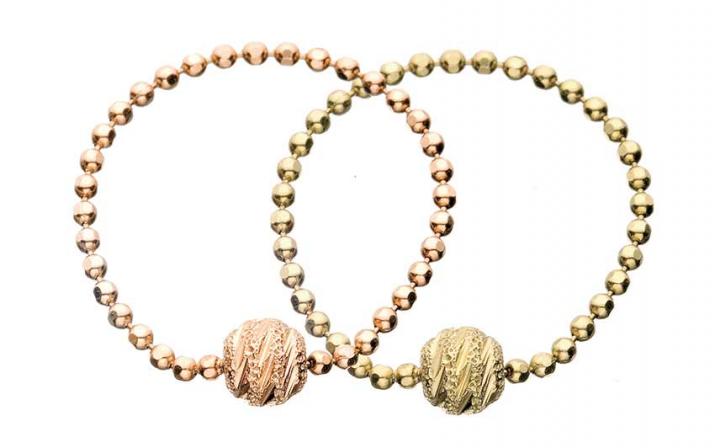 Chain Ring Sweety One Rose Gold RedLine Jewelry - Redline - 0++