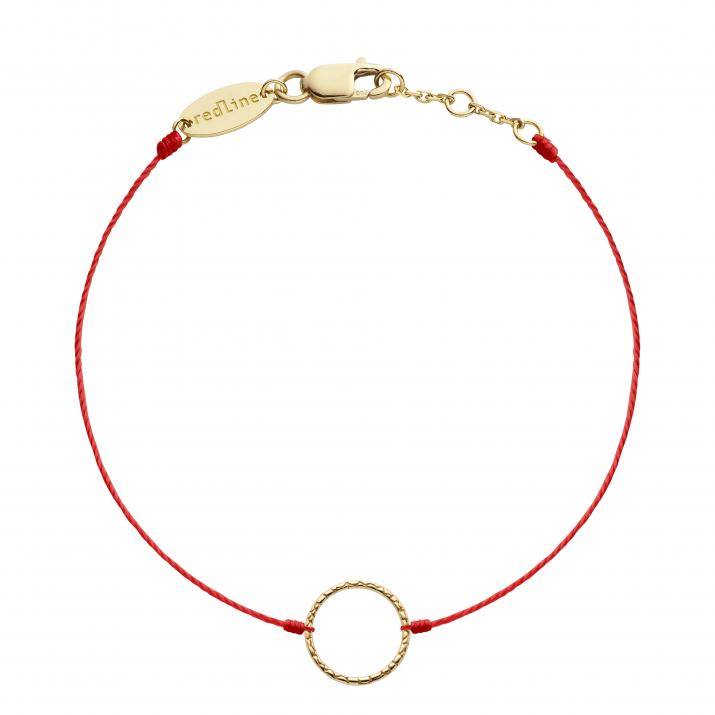 String Bracelet For Women in Yellow Gold - Redline - 0++