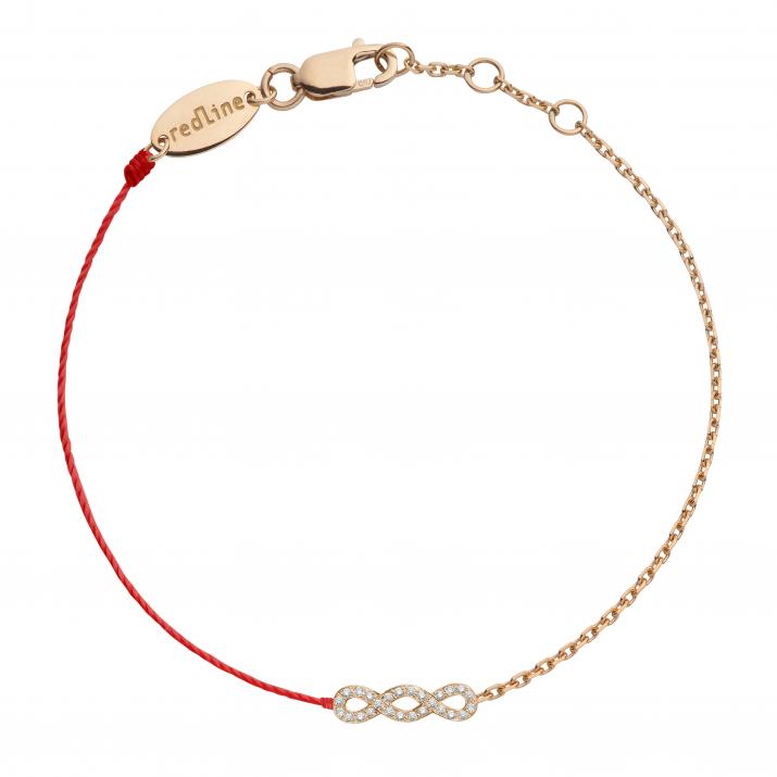 Double Bracelet Trinity Rose Gold RedLine Jewelry - Redline - 0++