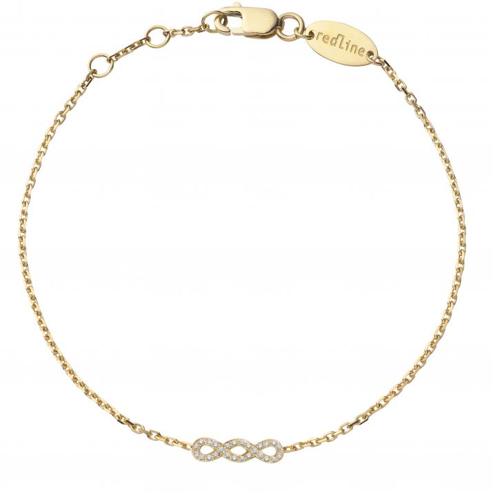 Chain Bracelet Trinity Yellow Gold RedLine Jewelry - Redline - 0++