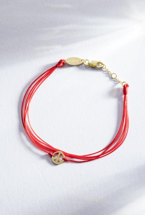Multistring Bracelet For Women in Yellow Gold - Redline - 0++