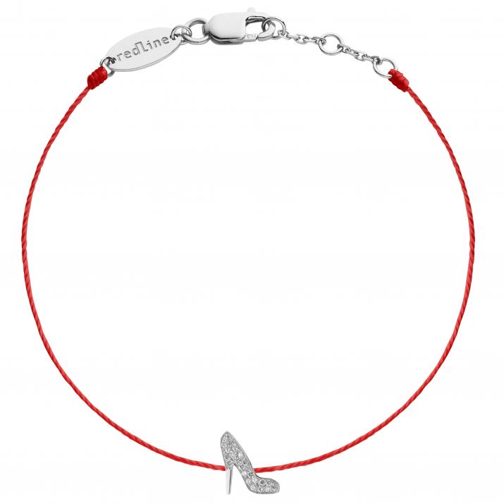 String Bracelet Gossip White Gold RedLine Jewelry - Redline - 0++