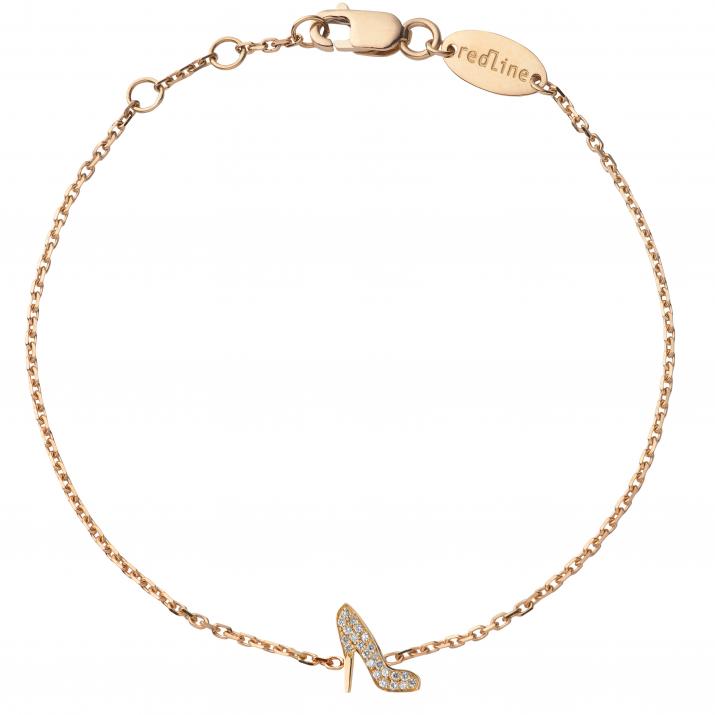 Chain Bracelet Gossip Rose Gold RedLine Jewelry - Redline - 0++