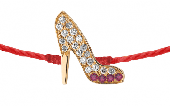 String Bracelet Gossip Dia+Rubis Rose Gold RedLine Jewelry - Redline - 0++