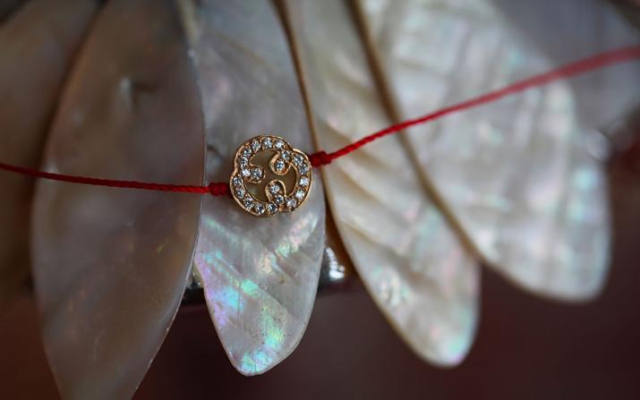 String Bracelet Trifoglio Sting Bracelet Yellow Gold RedLine Jewelry - Redline - 0++