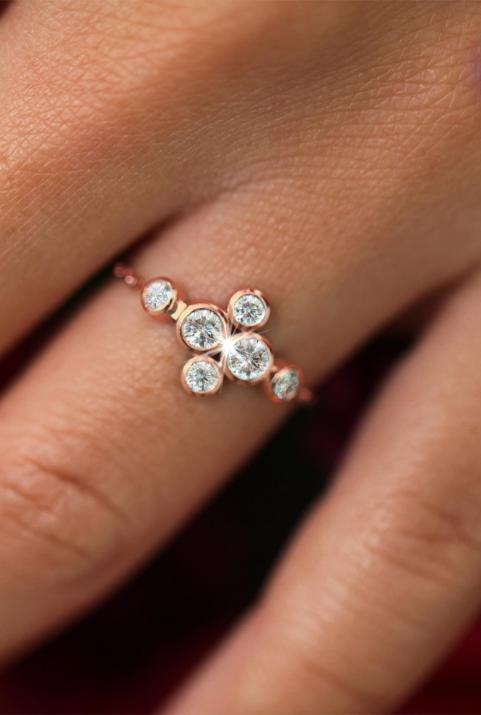 Звони полную цепочку розовое золото - Redline - 0++