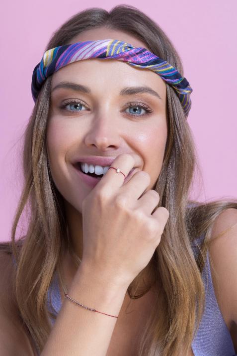 String Bracelet For Women in Black Gold - Redline - 0++