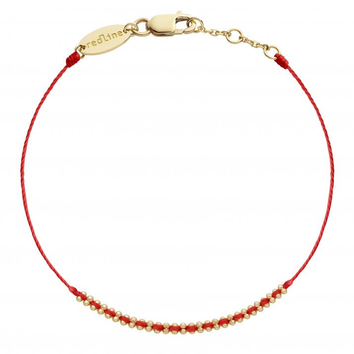 String Bracelet For Women in Yellow Gold - Redline - 0++