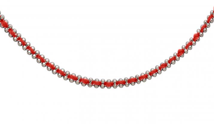 String Necklace For Women in White Gold - Redline