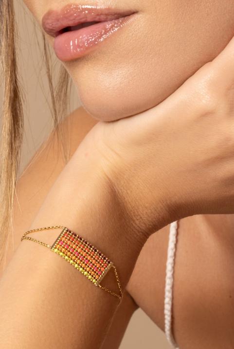 Chain Bracelet For Women in Yellow Gold - Redline - 0++