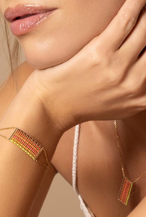 Chain Bracelet For Women in Yellow Gold - Redline - 0++