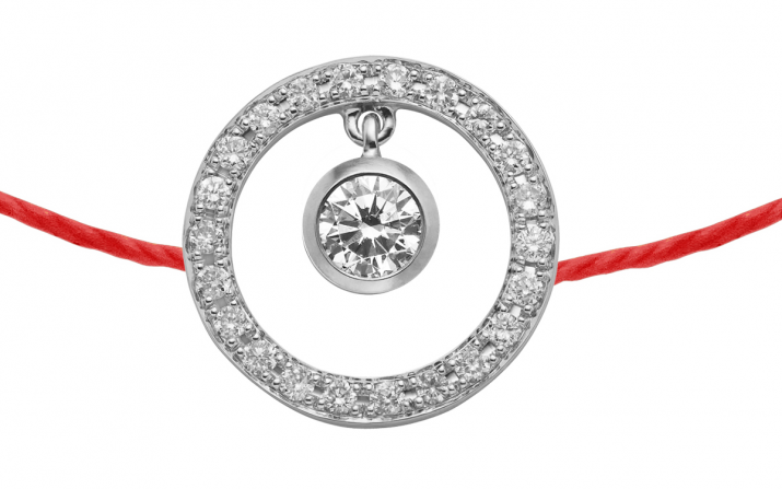 String Bracelet Aurelange Pure White Gold RedLine Jewelry - Redline - 0++