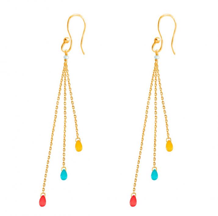 Earrings in Rose Gold - Redline - 0++