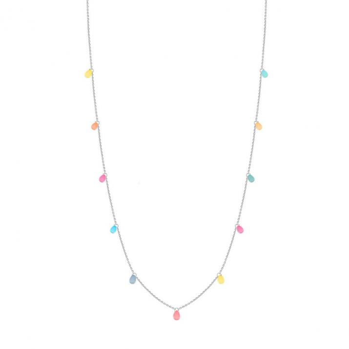 Long Necklace in White Gold - Redline