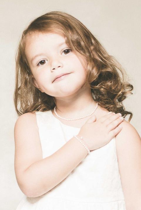 Детское ожерелье Avakoya желтое золото - Redline - 0++