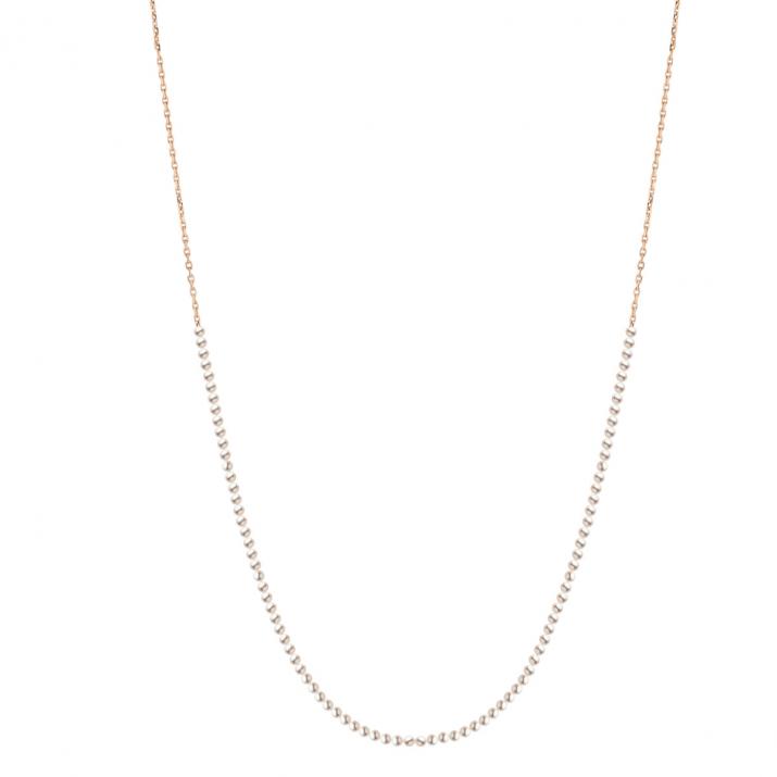 Длинное колье с жемчужной золотой цепочкой - Redline - 0++