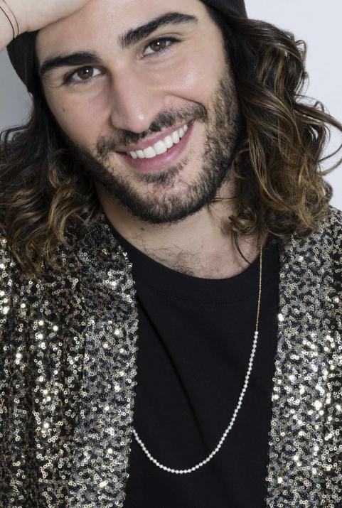 Длинное колье с жемчужной золотой цепочкой - Redline - 0++