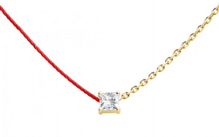 Double Necklace Princesse Yellow Gold RedLine Jewelry - Redline