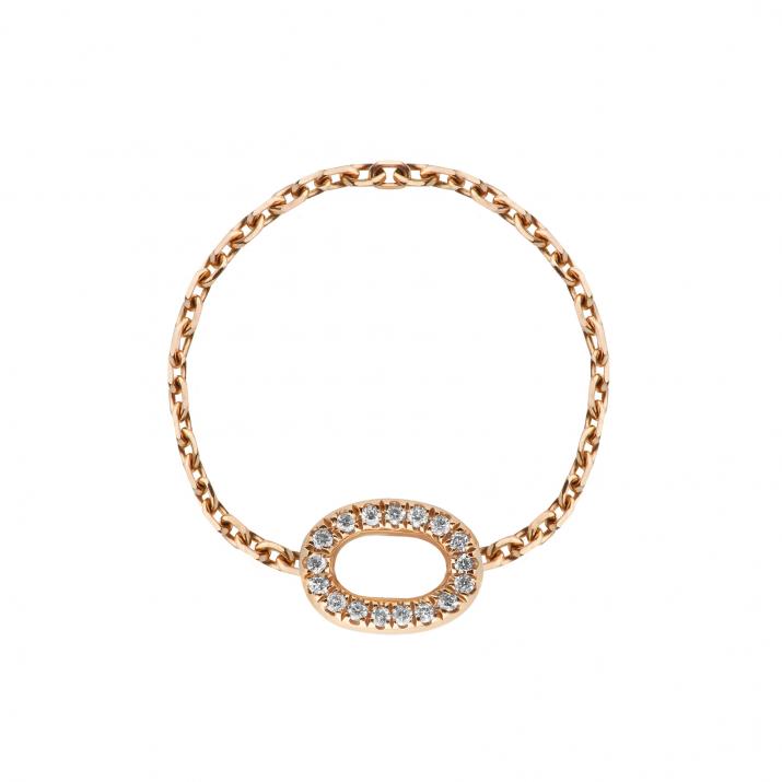 Chain Ring Mini Sacré Rose Gold RedLine Jewelry - Redline
