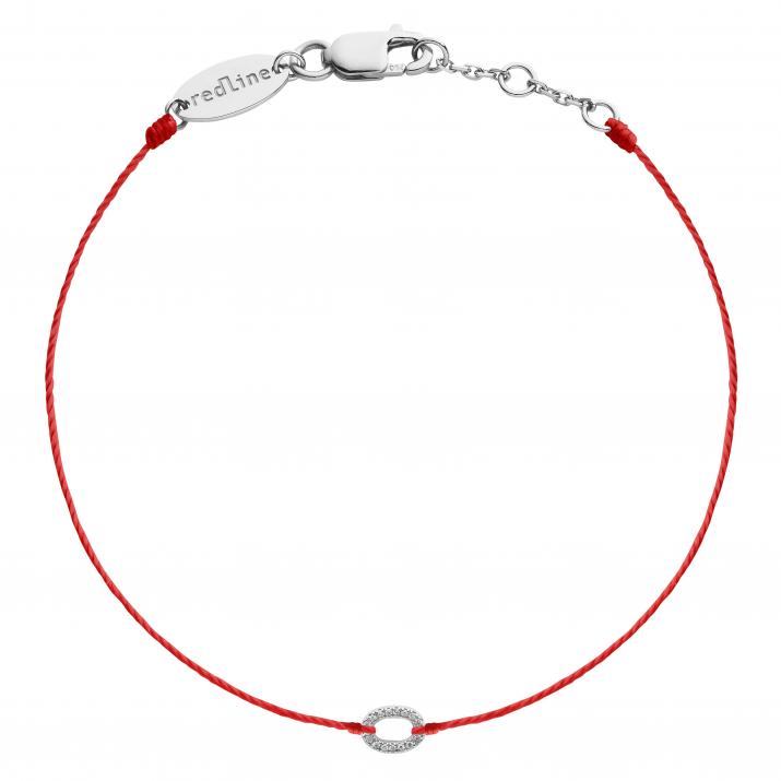 String Bracelet Mini Mini Sacré White Gold RedLine Jewelry - Redline - 0++