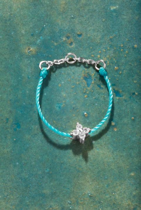 Кольцо блестящая нить белое золото - Redline - 0++