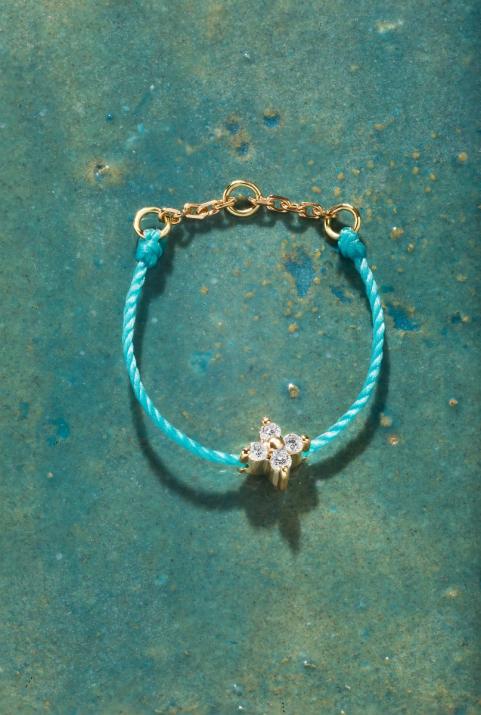 Кольцо блестящая нить желтое золото - Redline - 0++