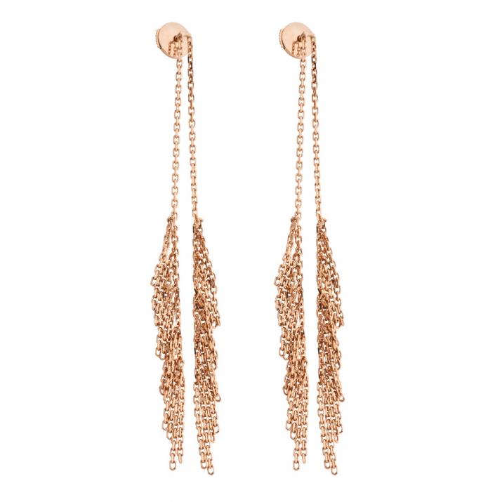 Earrings in Rose Gold - Redline - 0++