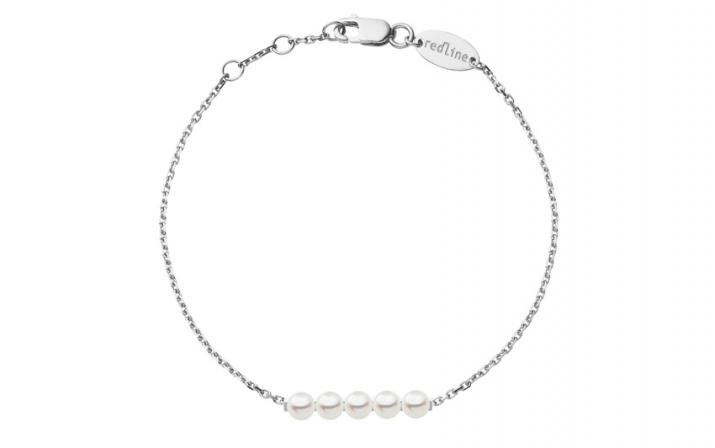 Chain Bracelet Empire Akoya White Gold RedLine Jewelry - Redline - 0++
