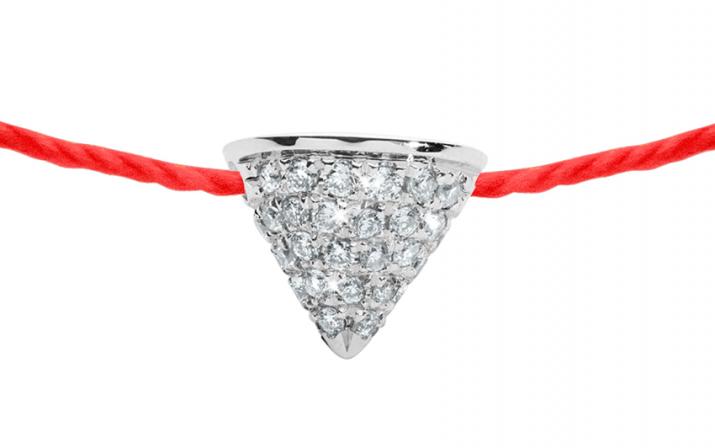 String Bracelet Punk White Gold RedLine Jewelry - Redline - 0++