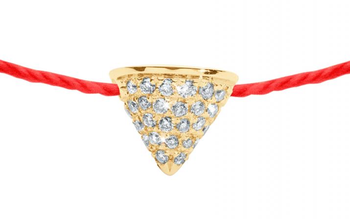 String Bracelet Punk Yellow Gold RedLine Jewelry - Redline - 0++