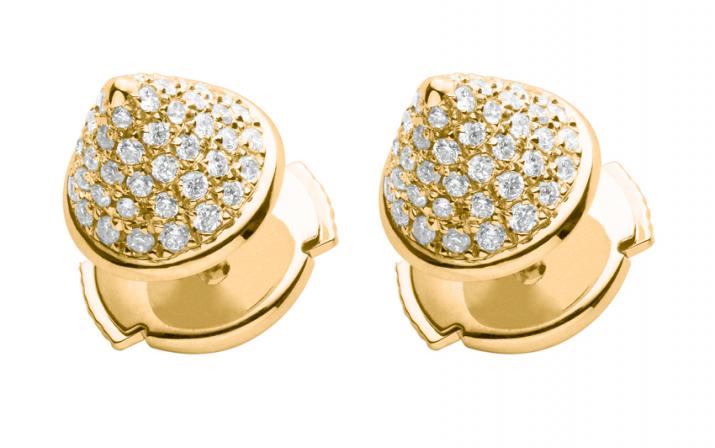 Earrings Punk Yellow Gold RedLine Jewelry - Redline - 0++