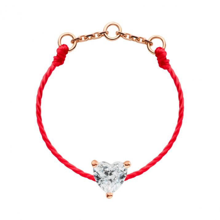 Кольцо Биен Эймэ нити розовое золото - Redline - 0++