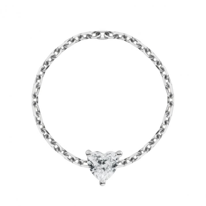 Кольцо Биен Аймя цепь белое золото - Redline