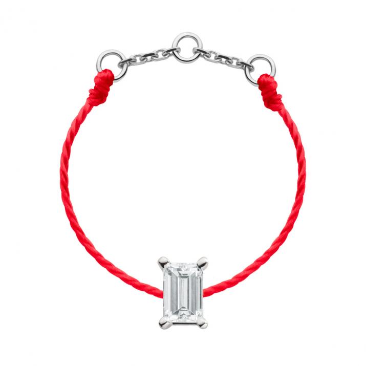 Проволочное кольцо Comtesse Белое Золото - Redline